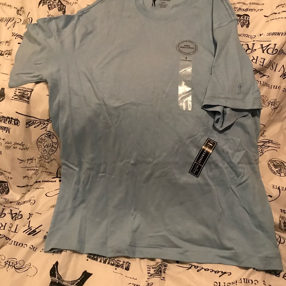 Light Blue Short Sleeve Tee - Picture 2 of 6